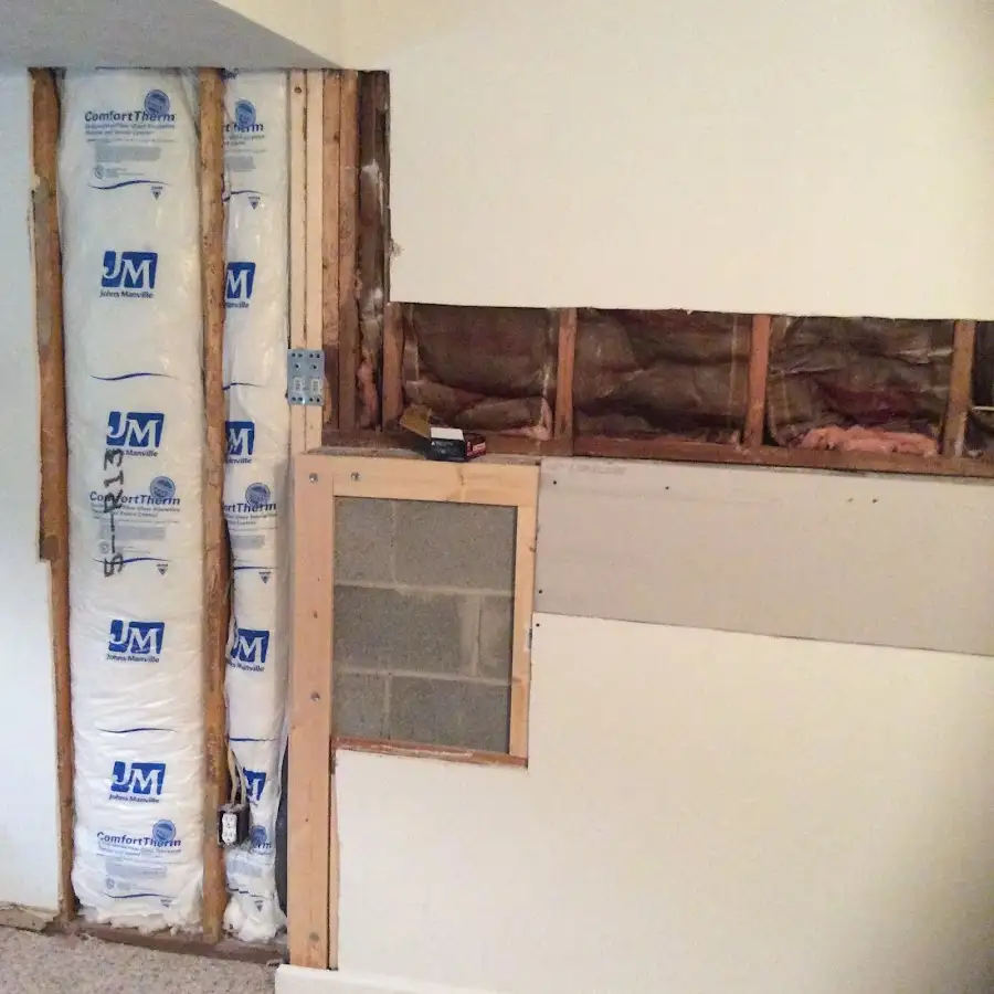 Wall insulation replacement during Structural Drying in Holtville
